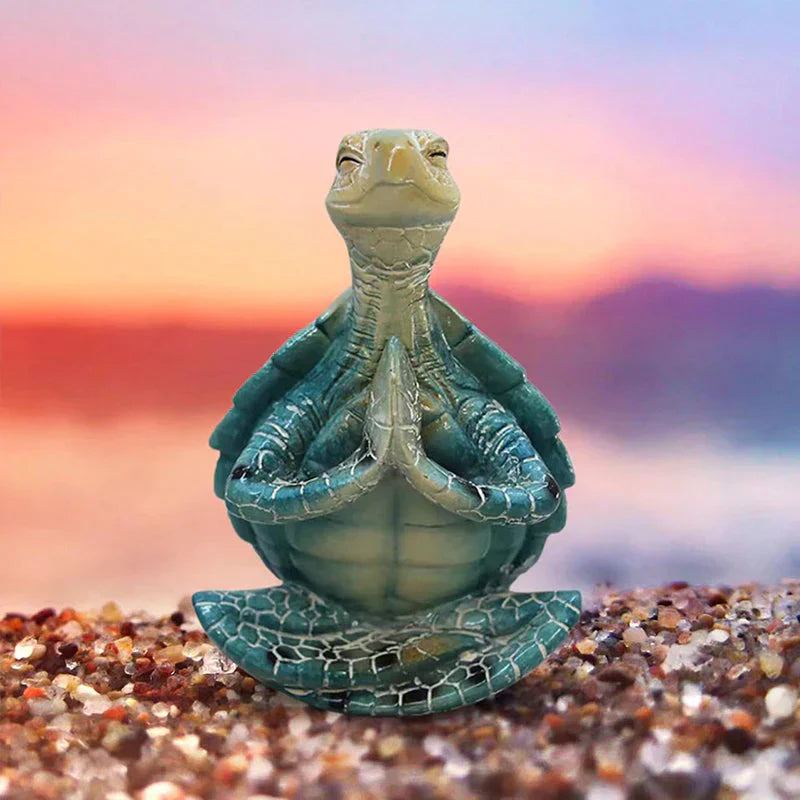 Zen Turtle Figurine for Meditation & Home Decor
