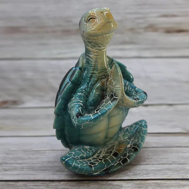 Zen Turtle Figurine for Meditation & Home Decor