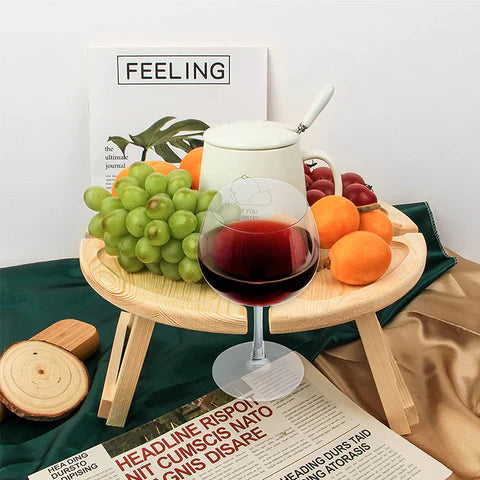 Compact Folding Wooden Picnic Table - Perfect for Travelling!