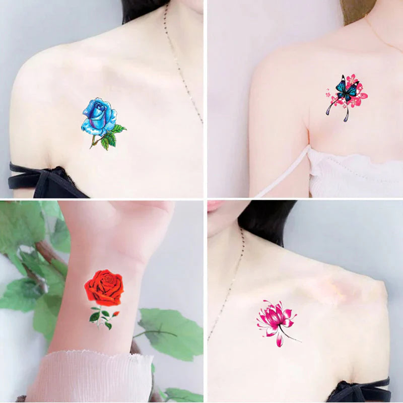 3d Art Tattoo Sticker Set (50 Pieces)