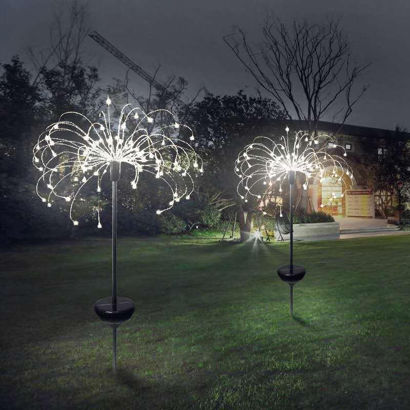Solar Garden Lights with Firework Effect