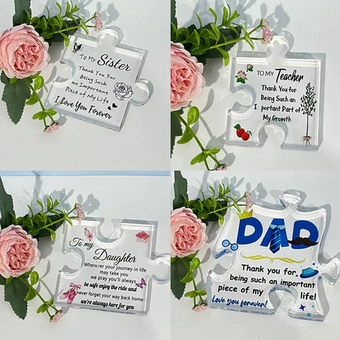 Acrylic Puzzle Decoration - Symbol of Solidarity