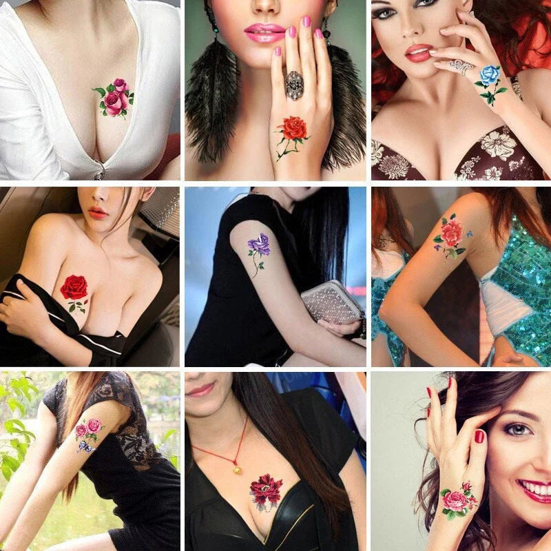 3d Art Tattoo Sticker Set (50 Pieces)