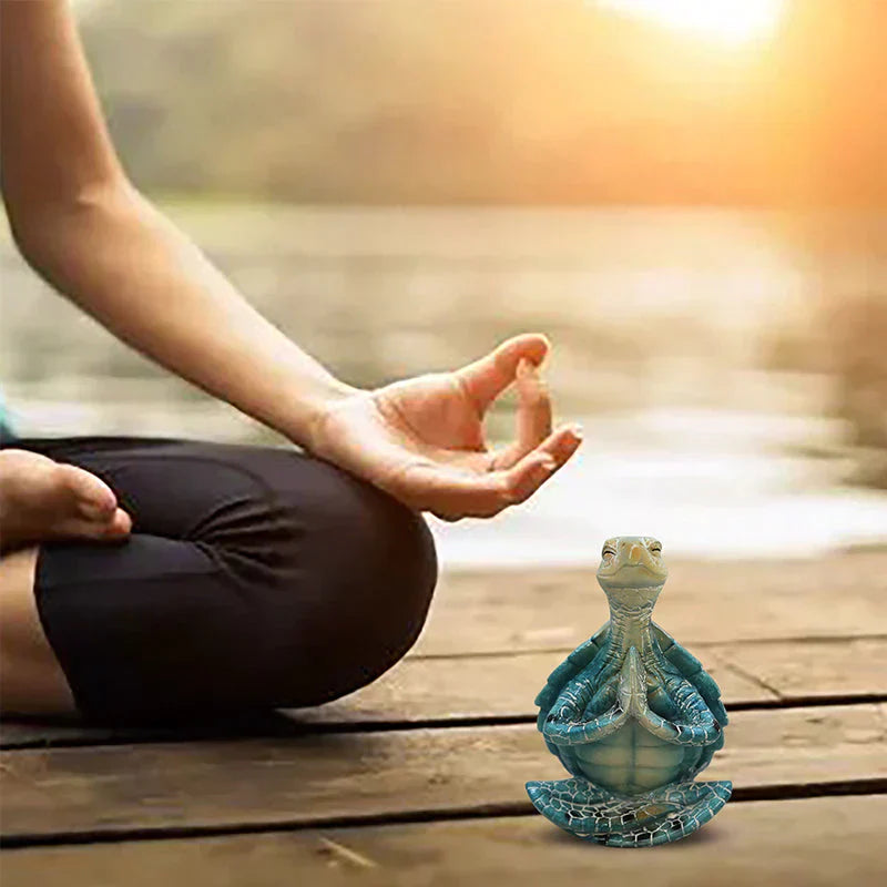 Zen Turtle Figurine for Meditation & Home Decor