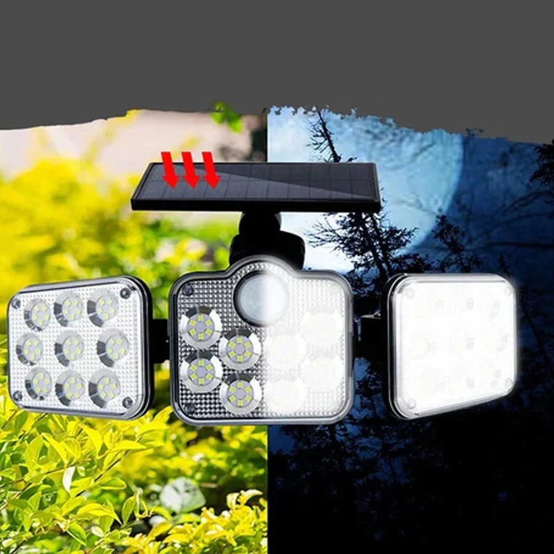 Solar Wall Light with Motion Detector and Remote Control