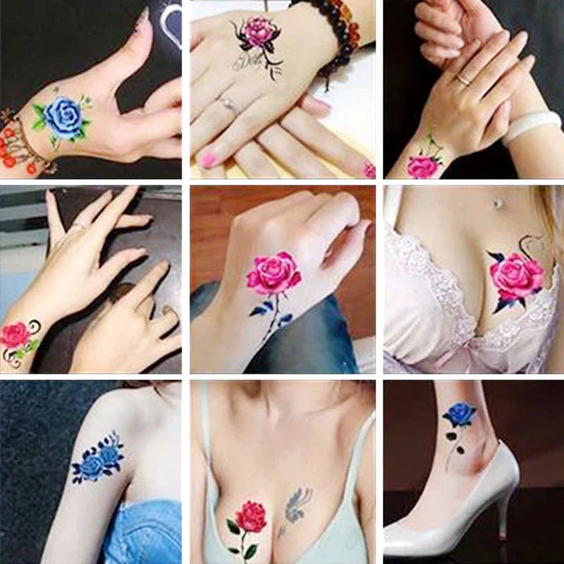 3d Art Tattoo Sticker Set (50 Pieces)
