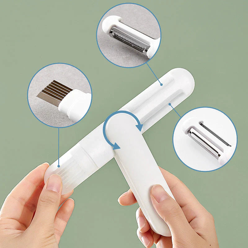 Cutting fix 3 - In-1 Rotary Peeler - Versatile Kitchen Tool for Effortless Peeling!