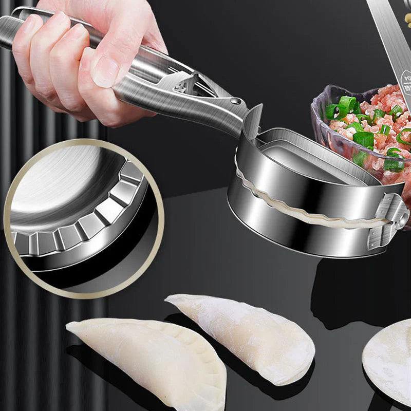 Stainless Steel Dumpling Press - Perfect for Homemade Dumplings!