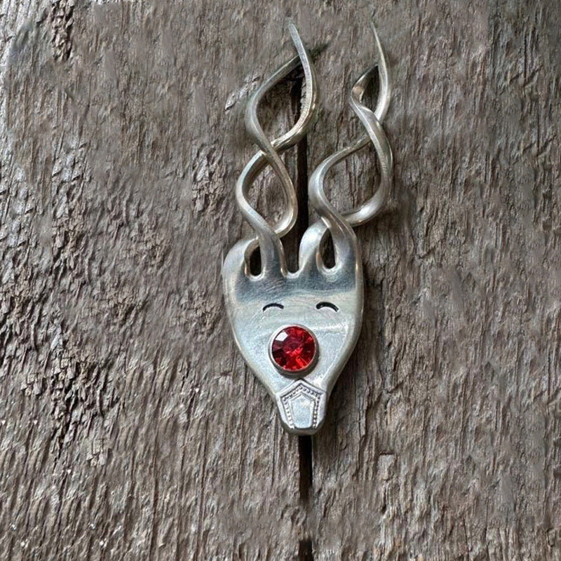 Rentier Fork Pendant - a Unique Christmas Decoration!