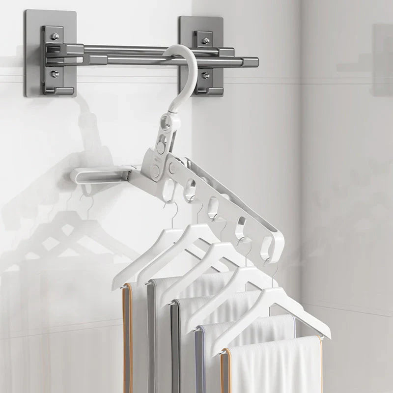 Foldable Travel Clothes Hanger for Space - Saving Storage