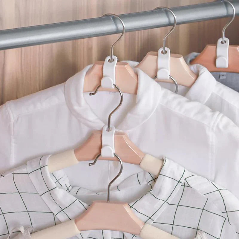 Clothes Hanger Connecting Hooks (Set of 6)