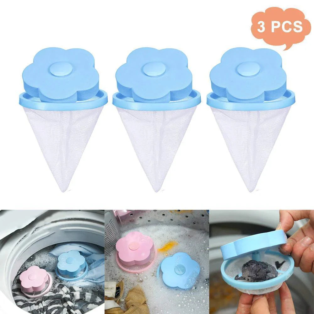Washing Machine Fur and Lint Remover Mesh Bag