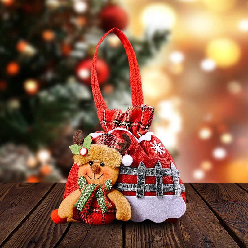 Christmas Gift Bags in Doll Style