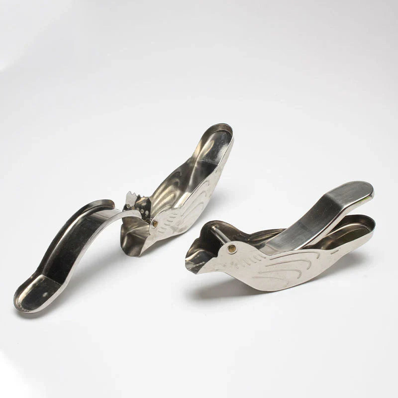 Elegant Lemon Squeezer in Bird Design - Stainless Steel