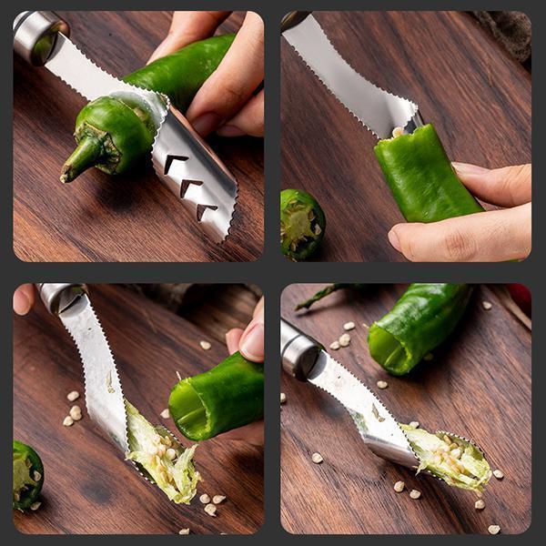 Stainless Steel Seed Remover for Fruit and Vegetables