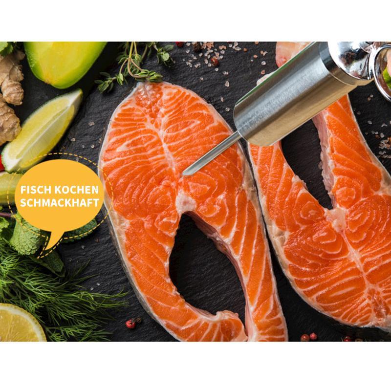 Stainless Steel Marinade Syringe 304 - Perfect for Juicy and Flavoursome Meat Dishes