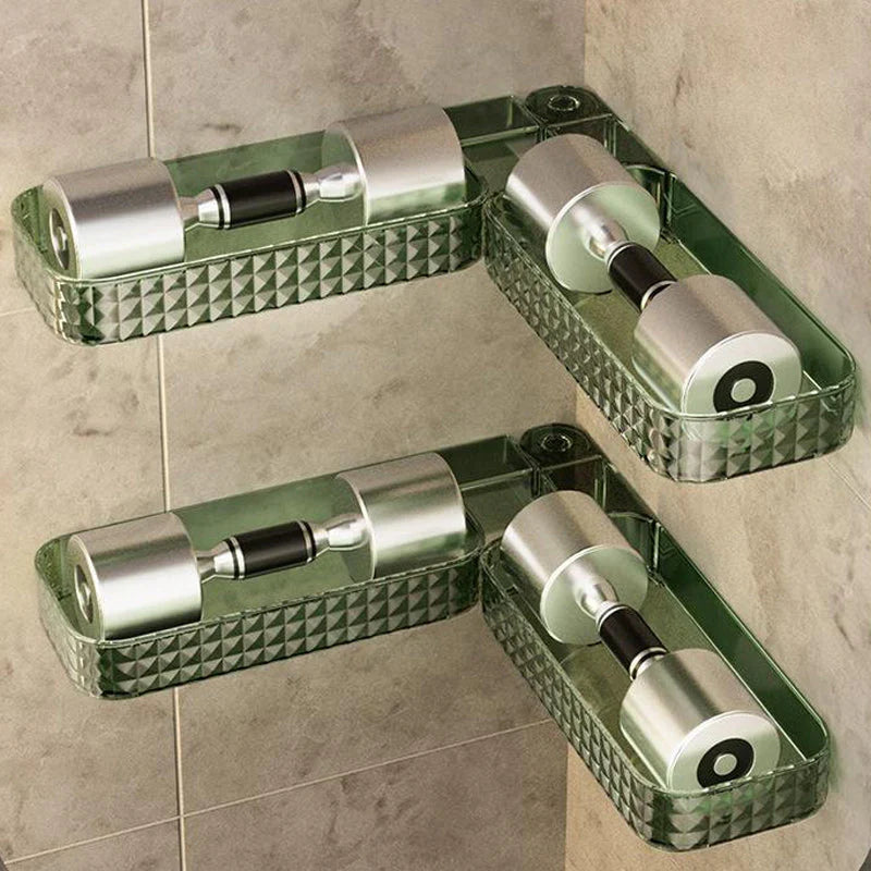 Rotatable Corner Wall Shelf - Space - Saving Storage