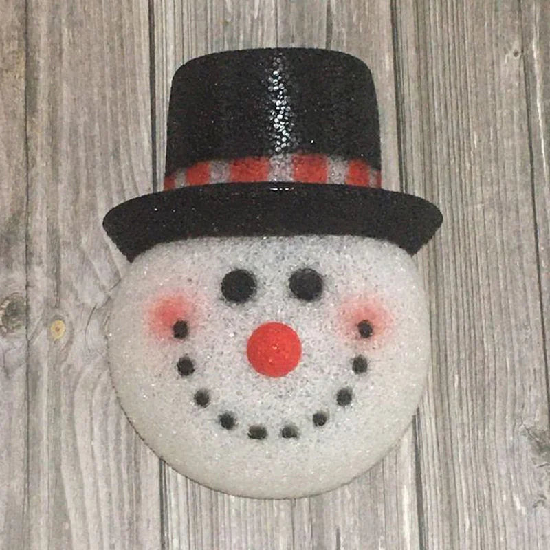 Wintery Snowman Lampshade for the Veranda