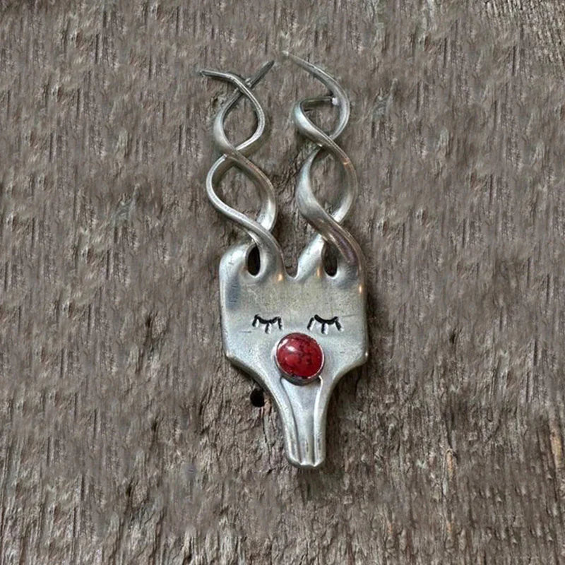 Rentier Fork Pendant - a Unique Christmas Decoration!