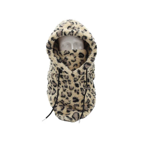 Fleece Outdoor Hood with Multiple Functions