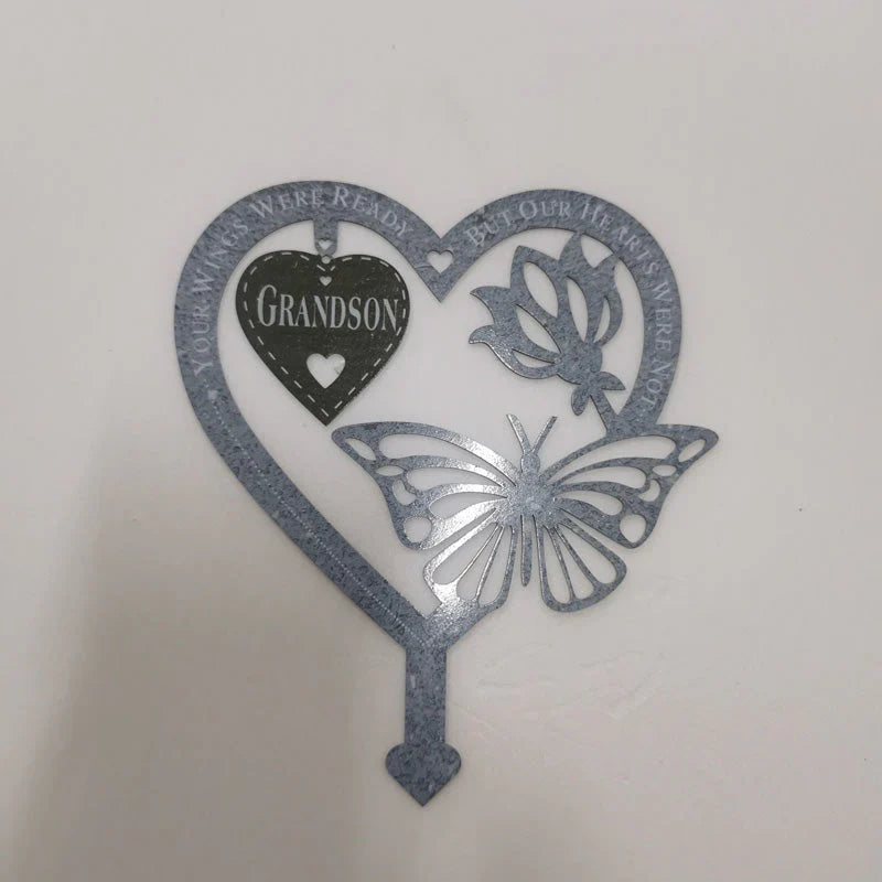 Memory Butterfly Decoration with Heart