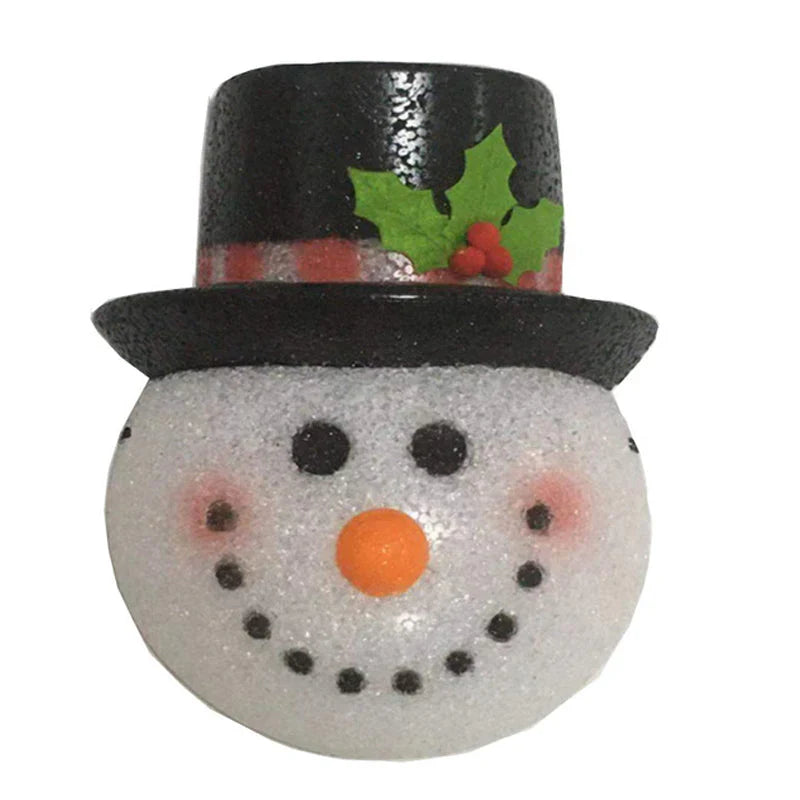Wintery Snowman Lampshade for the Veranda