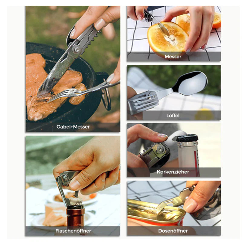 5 - In-1 Multifunctional Camping Tool Set
