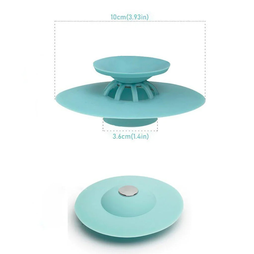 Flexible Drain Plug with Hair Strainer