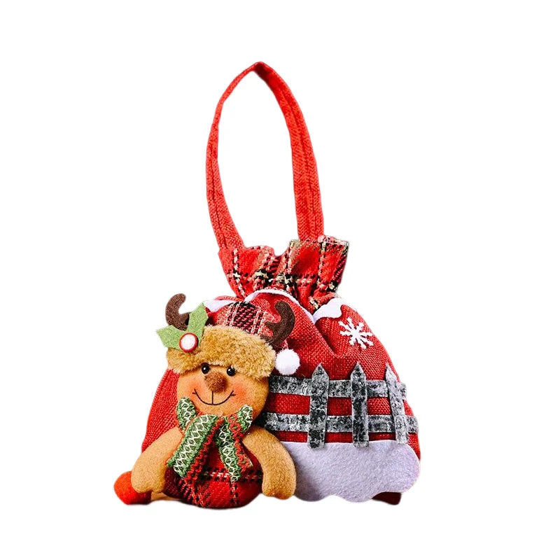 Christmas Gift Bags in Doll Style