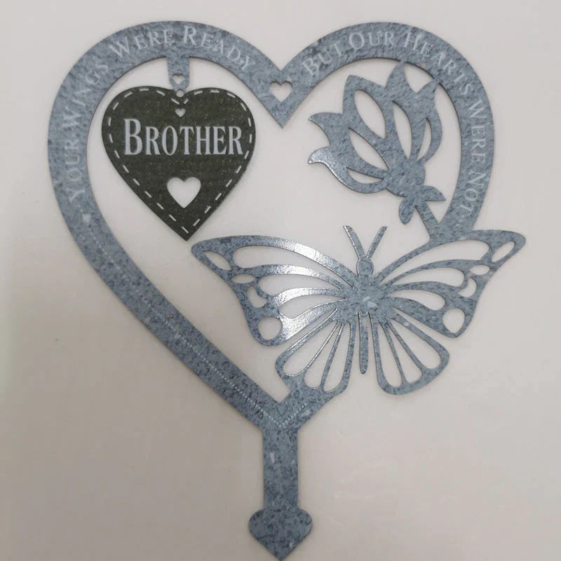 Memory Butterfly Decoration with Heart