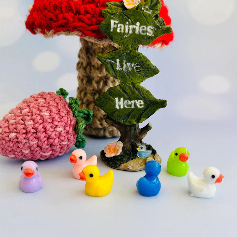 Mini Yellow Duck Decoration