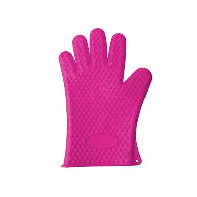 Silicone Heat Protection Gloves - Safe Gripping at High Temperatures!