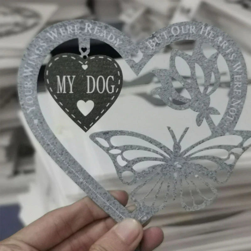 Memory Butterfly Decoration with Heart
