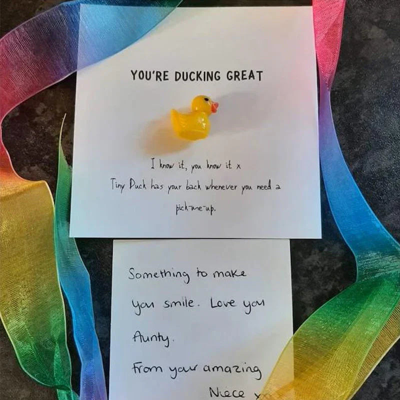 Mini Yellow Duck Decoration
