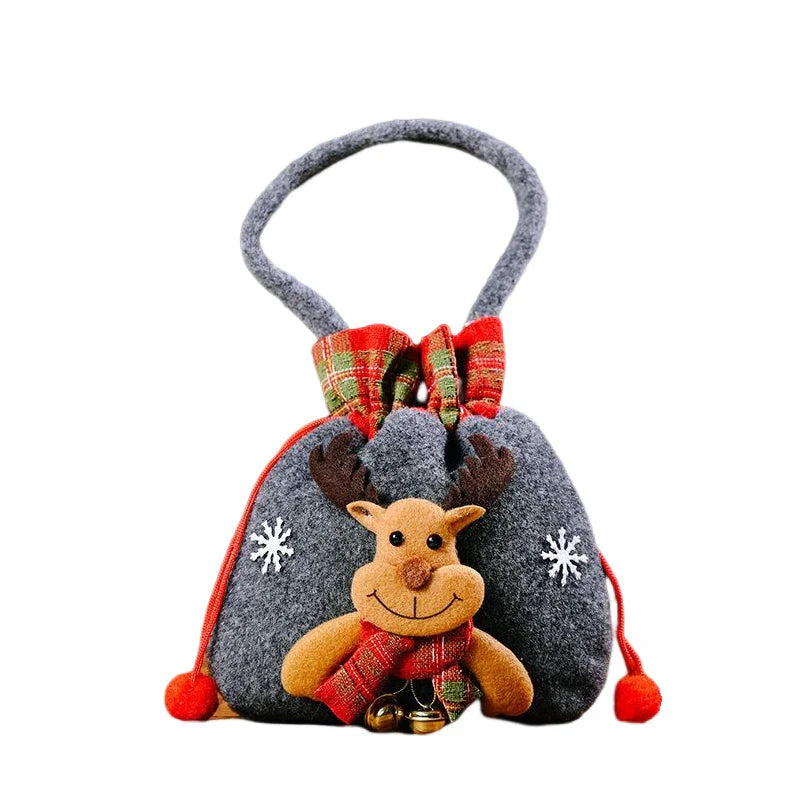 Christmas Gift Bags in Doll Style