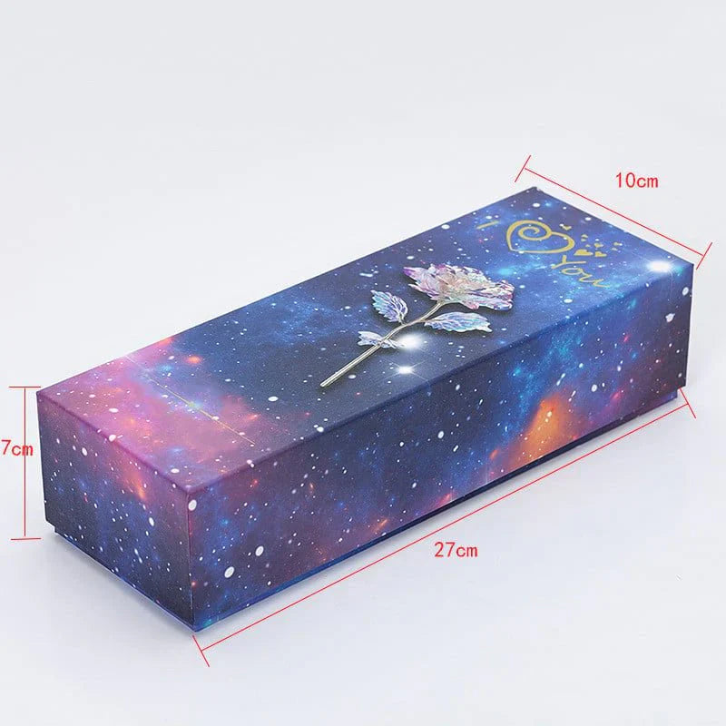 Colourful Galaxy Rose - an Eternal Sign of Love