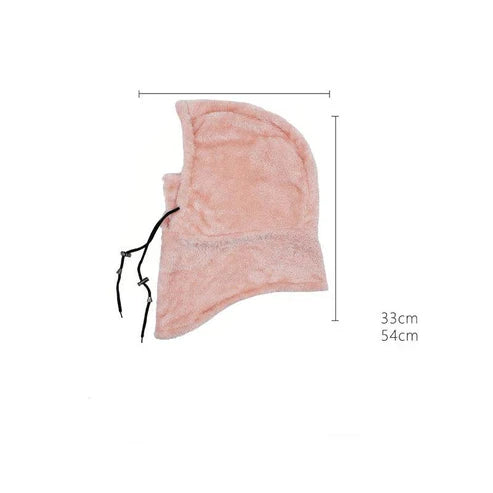 Fleece Outdoor Hood with Multiple Functions