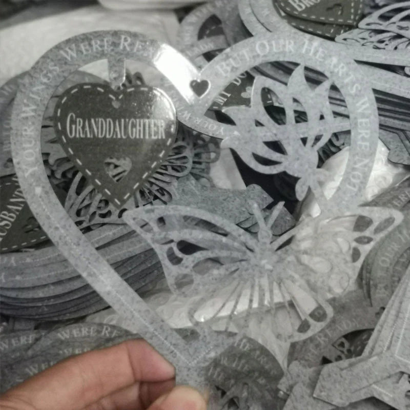 Memory Butterfly Decoration with Heart