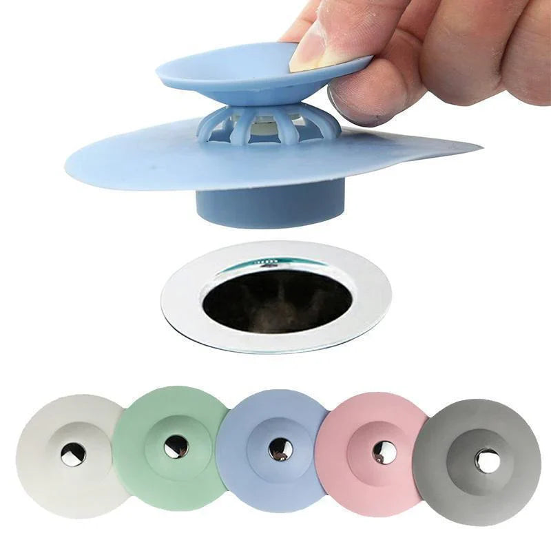 Flexible Drain Plug with Hair Strainer