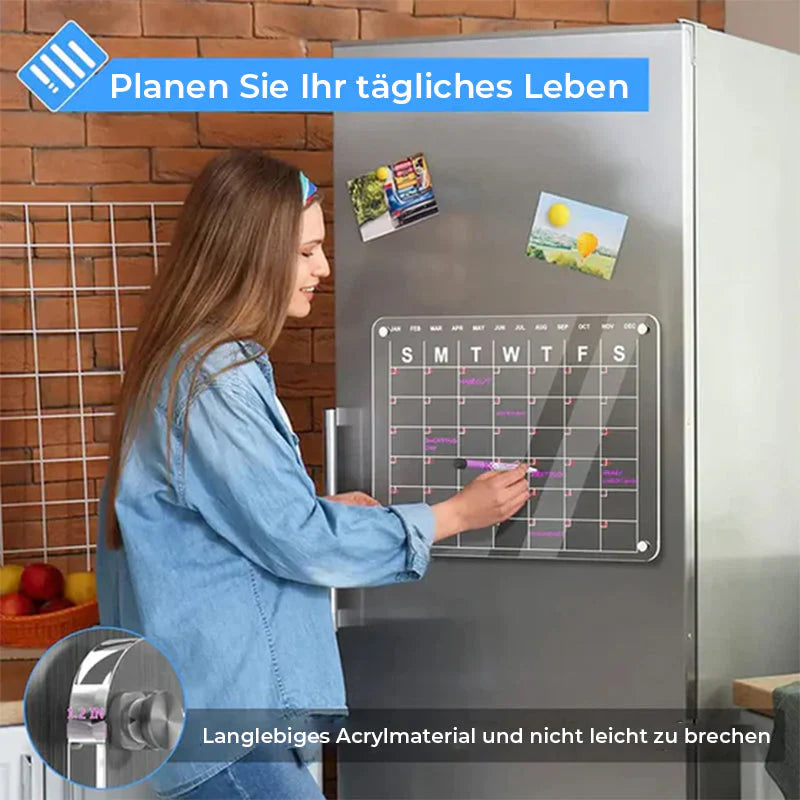 Magnetic Fridge Planner with Memo Set