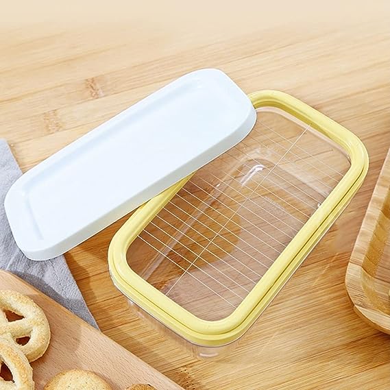 Butter Dish with Integrated Cutting System