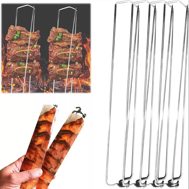 Bbq Stainless Steel Wing Holder