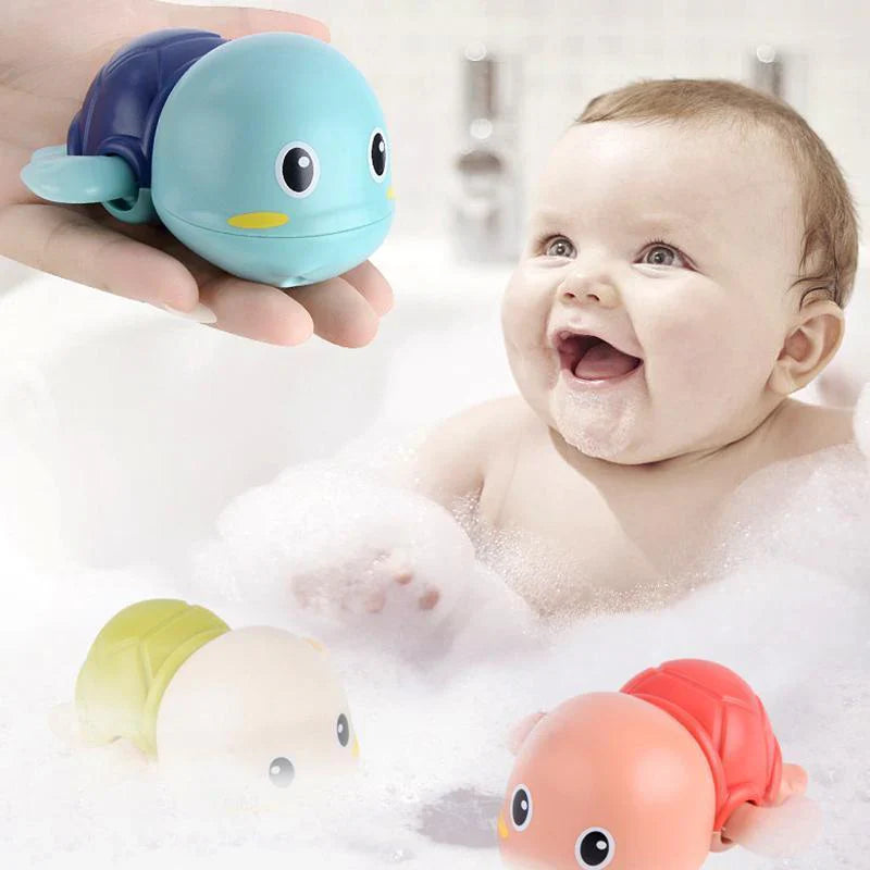 Fun Swimming Turtle for the Baby Bath