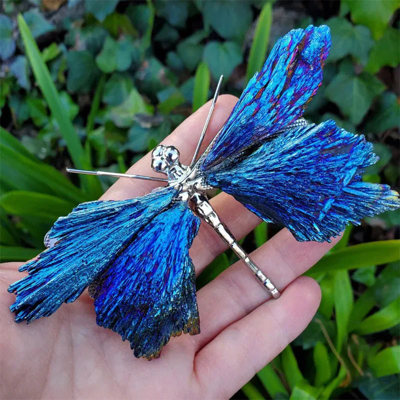 Colourful Crystal Dragonfly Decoration