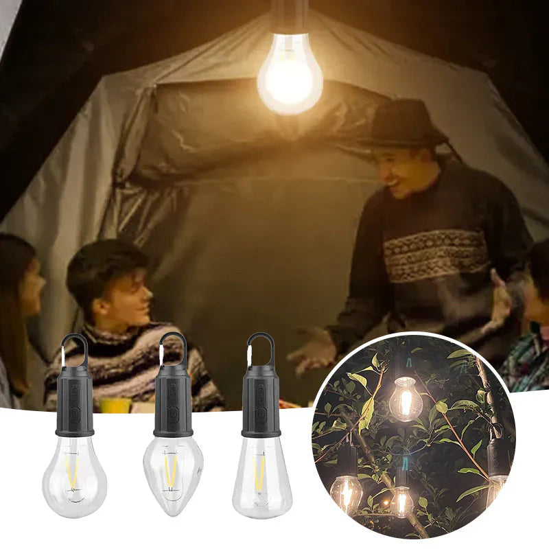 Retro Camping Lamp with Type C Charging