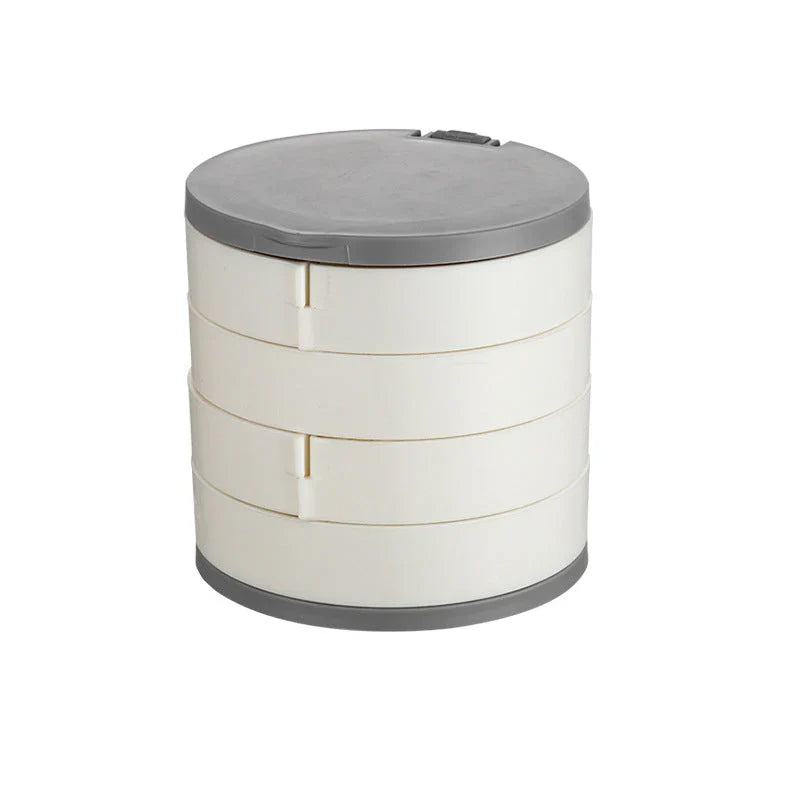 Rotatable Jewellery Storage Unit with Multiple Levels