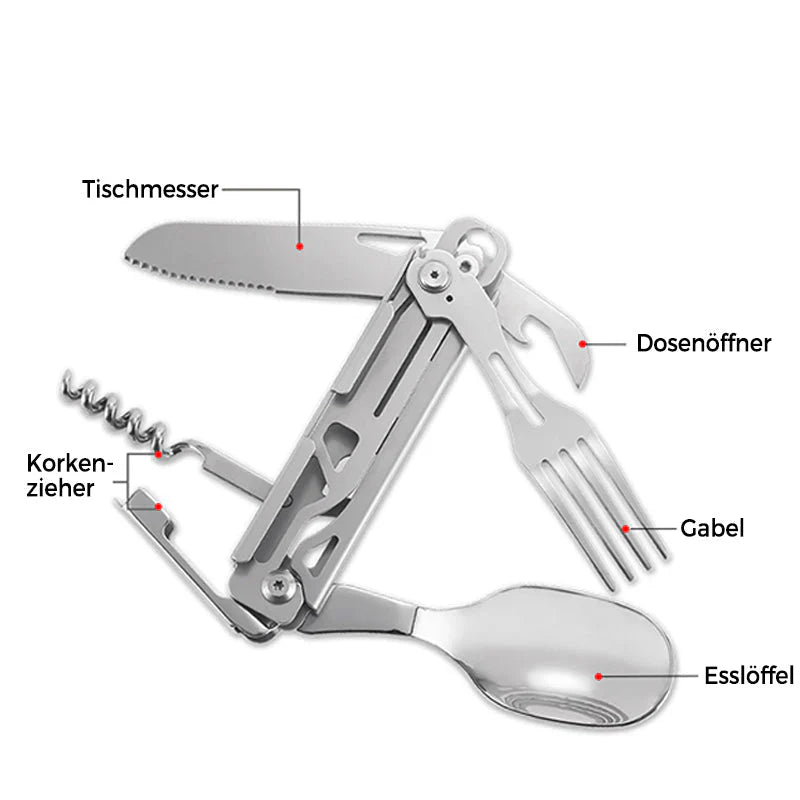 5 - In-1 Multifunctional Camping Tool Set
