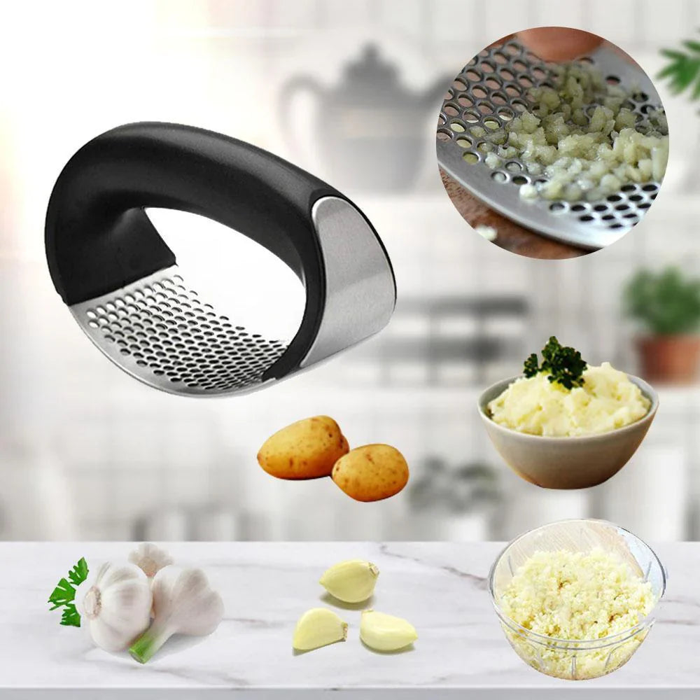 Garlic - power - Ergonomic Stainless Steel Garlic Press