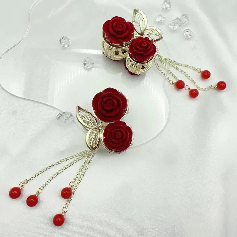 Elegant Hair Clip with Tassel