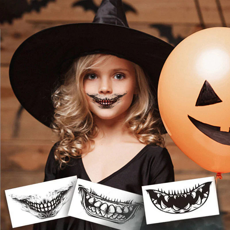 Halloween Joke Tattoos - 10 Temporary Scary Stickers